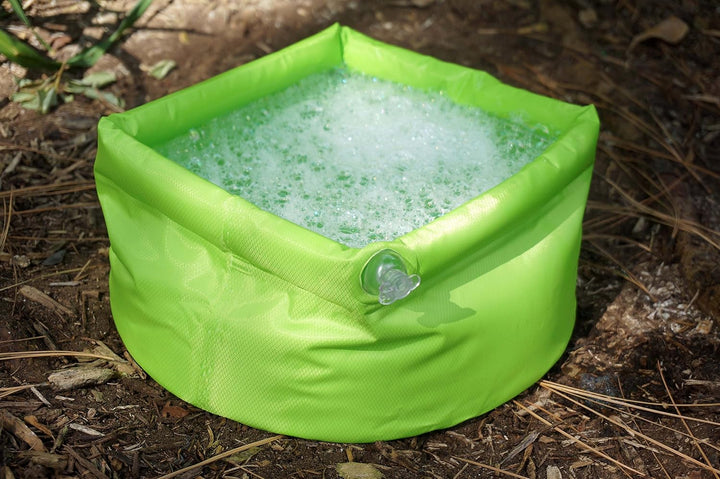 Inflatable Camping Sink - 5L Capacity - 11-Inch Diameter Base