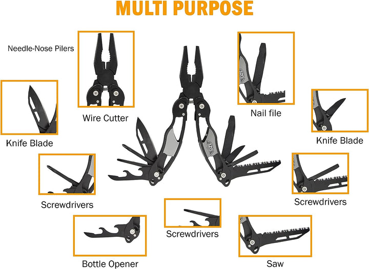 Multifunction Pliers and Multi-Knife