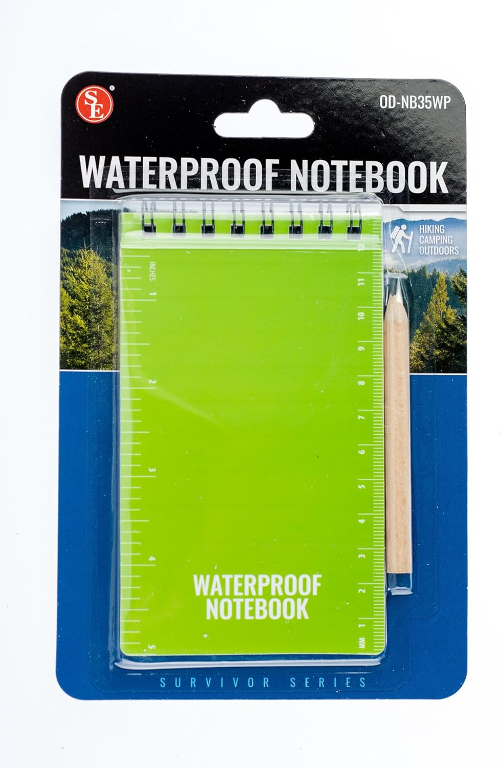 3" x 5" Waterproof Notebook with Pencil