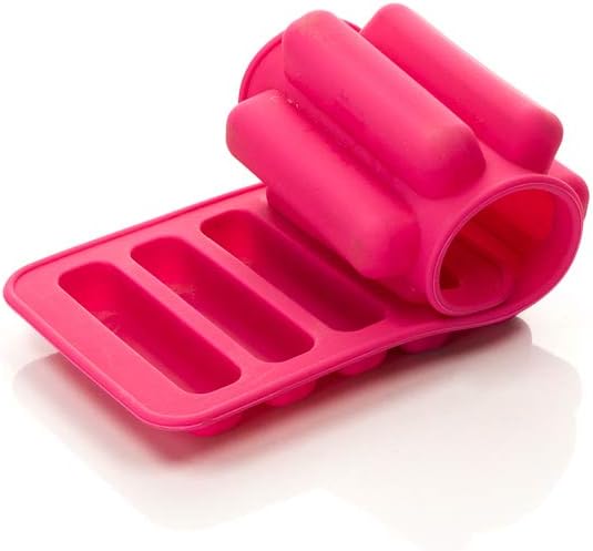 10 Ice Stick Silicone Tray (Makes 10-3"x.07"Cubes)