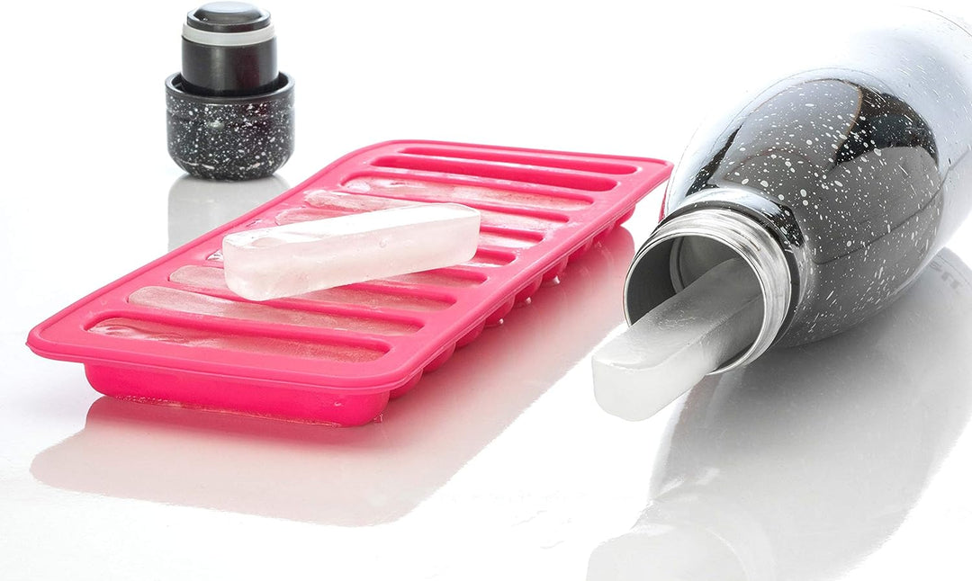10 Ice Stick Silicone Tray (Makes 10-3"x.07"Cubes)