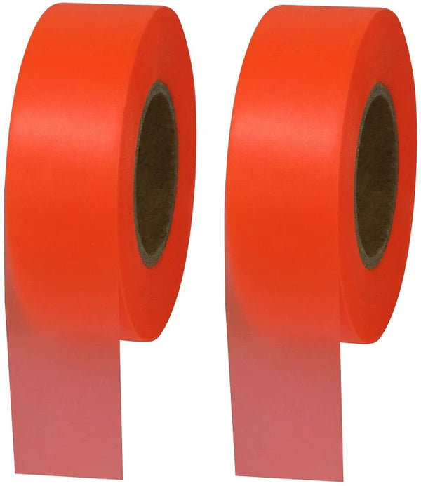 2 Piece 200' High Visibility Orange Marking Ribbon Rolls