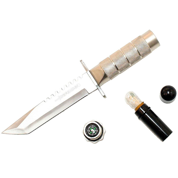 8.5" Stainless Steel Survival Knife with Sheath Heavy Duty