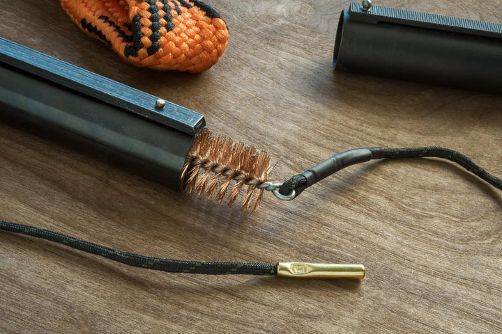 12G Gun Cleaning Bronze Brush Rope With Patch Holder