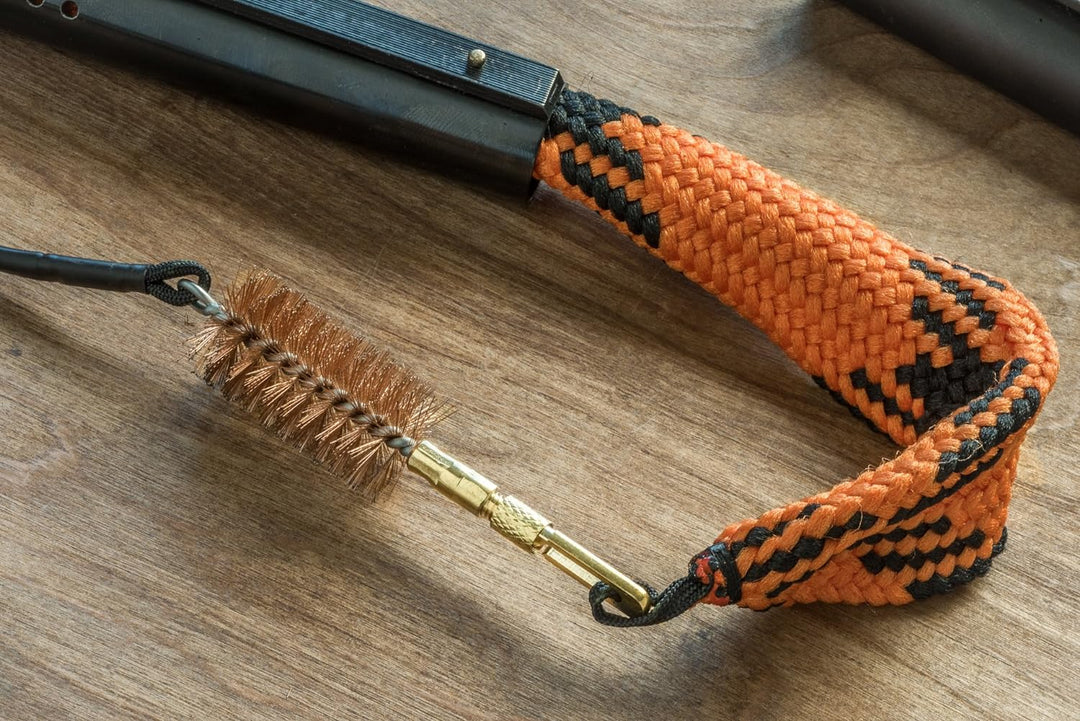 12G Gun Cleaning Bronze Brush Rope With Patch Holder