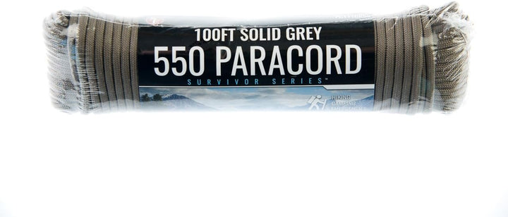 100' x 5/32" Paracord - Gray