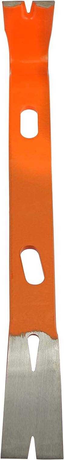 15-Inch Heavy Duty Pry Bar with Gas Shut Off Tool - Orange