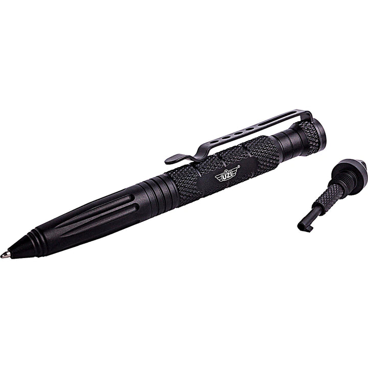 UZI Tactical Pen w/ Carbide Tip Glass Breaker & Built-in Cuff Key