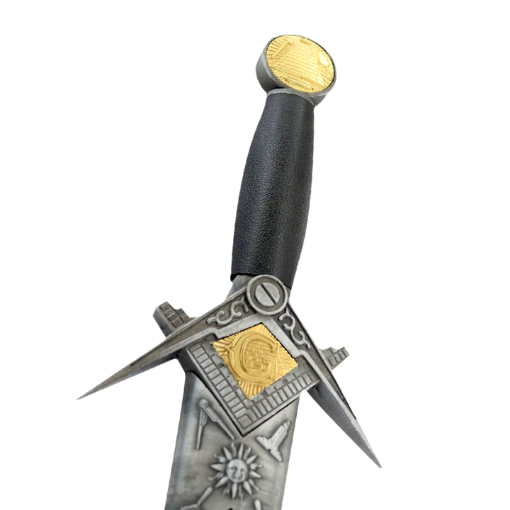 14.5" Classic Style Dagger Silver Trim Stainless Steel Knife